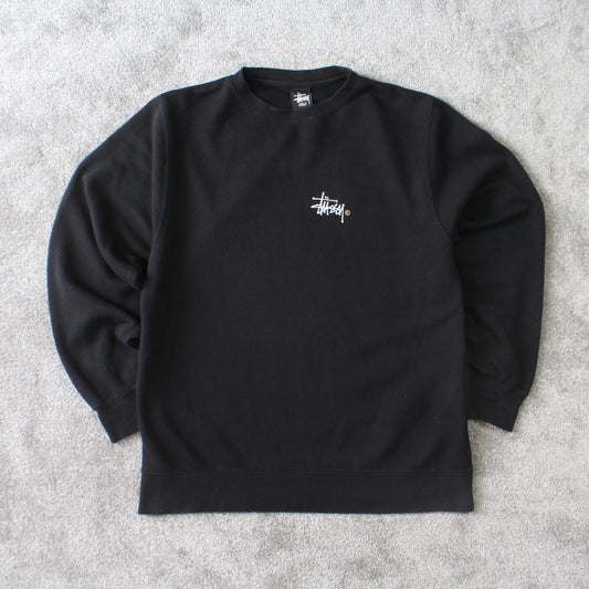 Black Rare Stüssy Sweatshirt - (L)