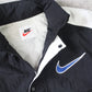 Vintage 1990s Nike Padded Spell Out Jacket Black - (L)