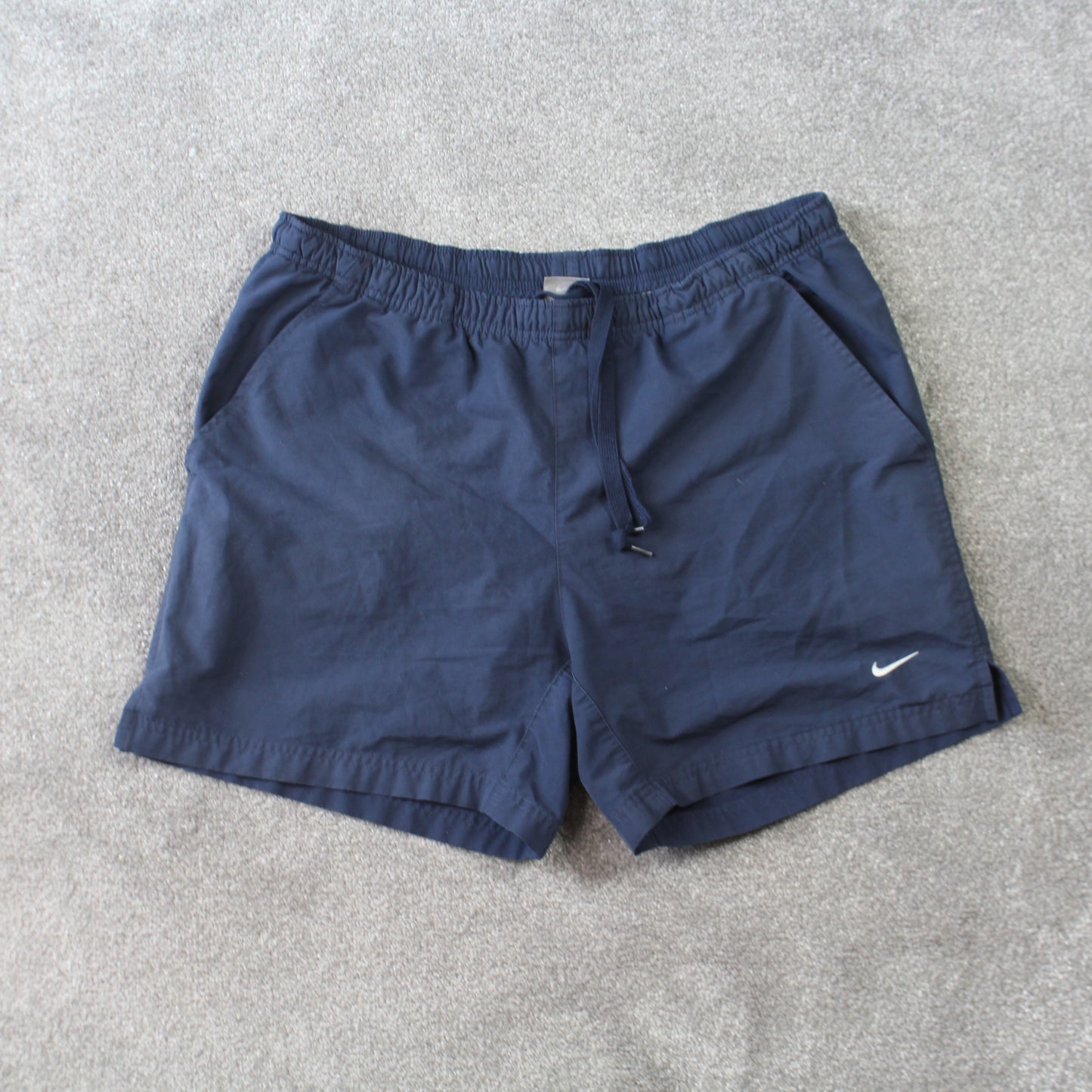 Vintage 00s Nike Swim Shorts Navy - (XL)