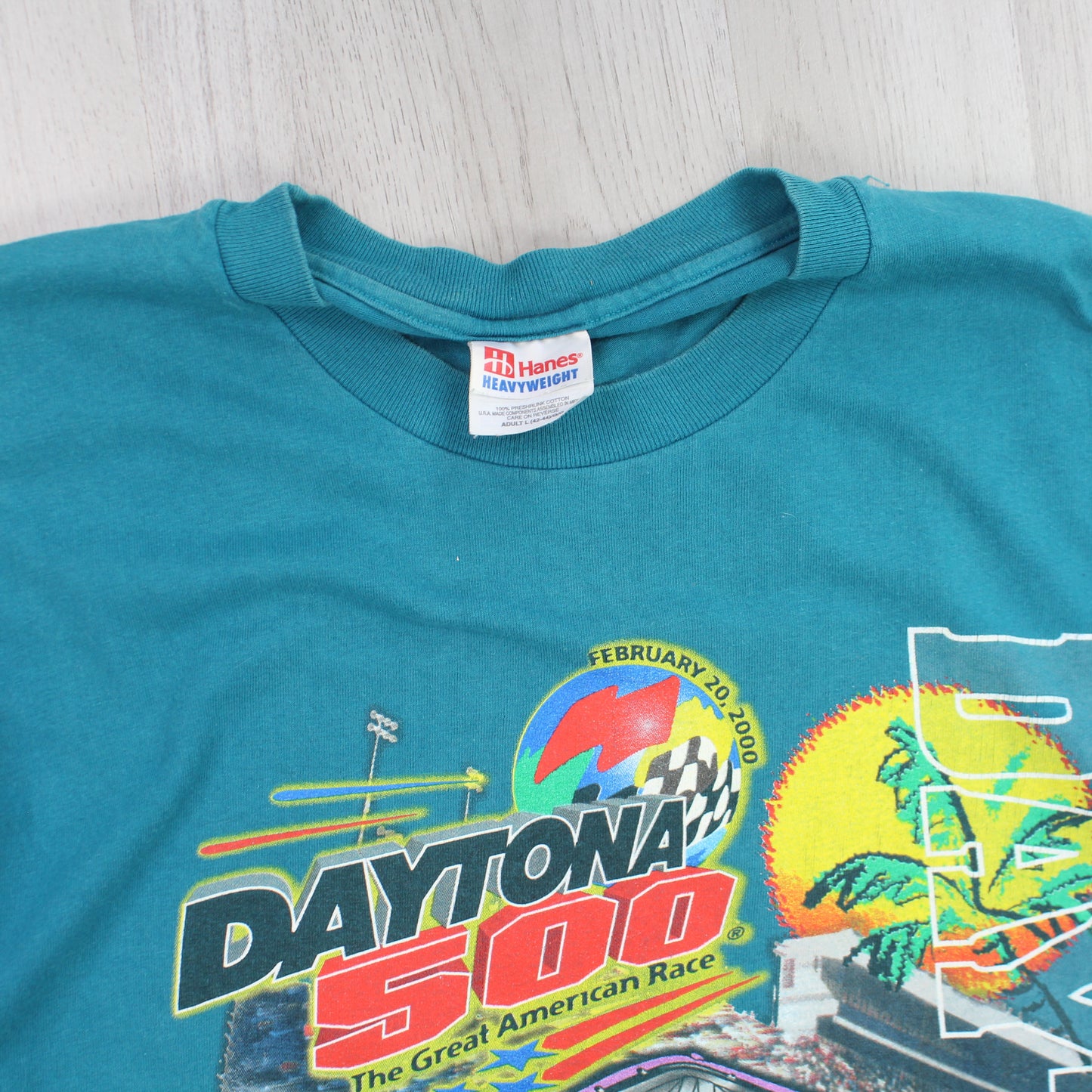 RARE Vintage 2000s NASCAR T-Shirt Blue - (M)