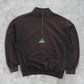 RARE Vintage 1990s Adidas Equipment 1/4 Zip Sweatshirt Black - (XL)