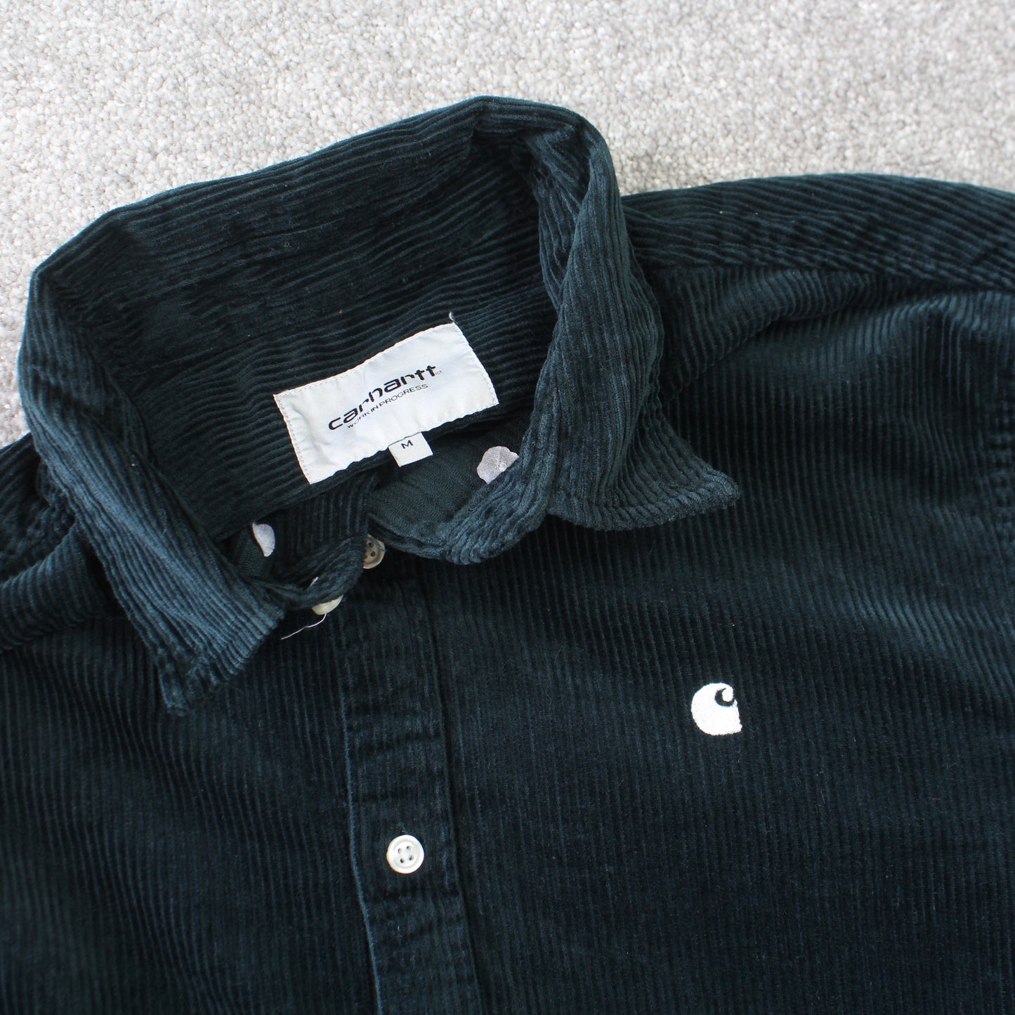 Green Carhartt Corduroy Shirt - (M)