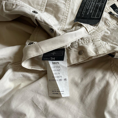 Vintage Cream Stone Island Chino Pants - (M)