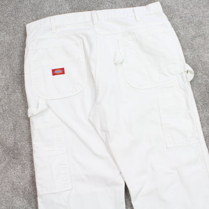 RARE Dickies Carpenter Jeans White - (L)