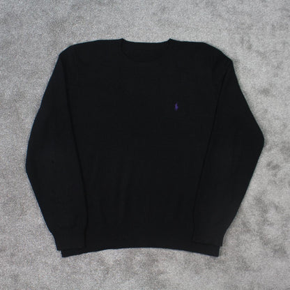 Black Ralph Lauren Jumper - (M)