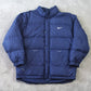RARE Vintage 1990s Nike Puffer Jacket Navy - (XXL)