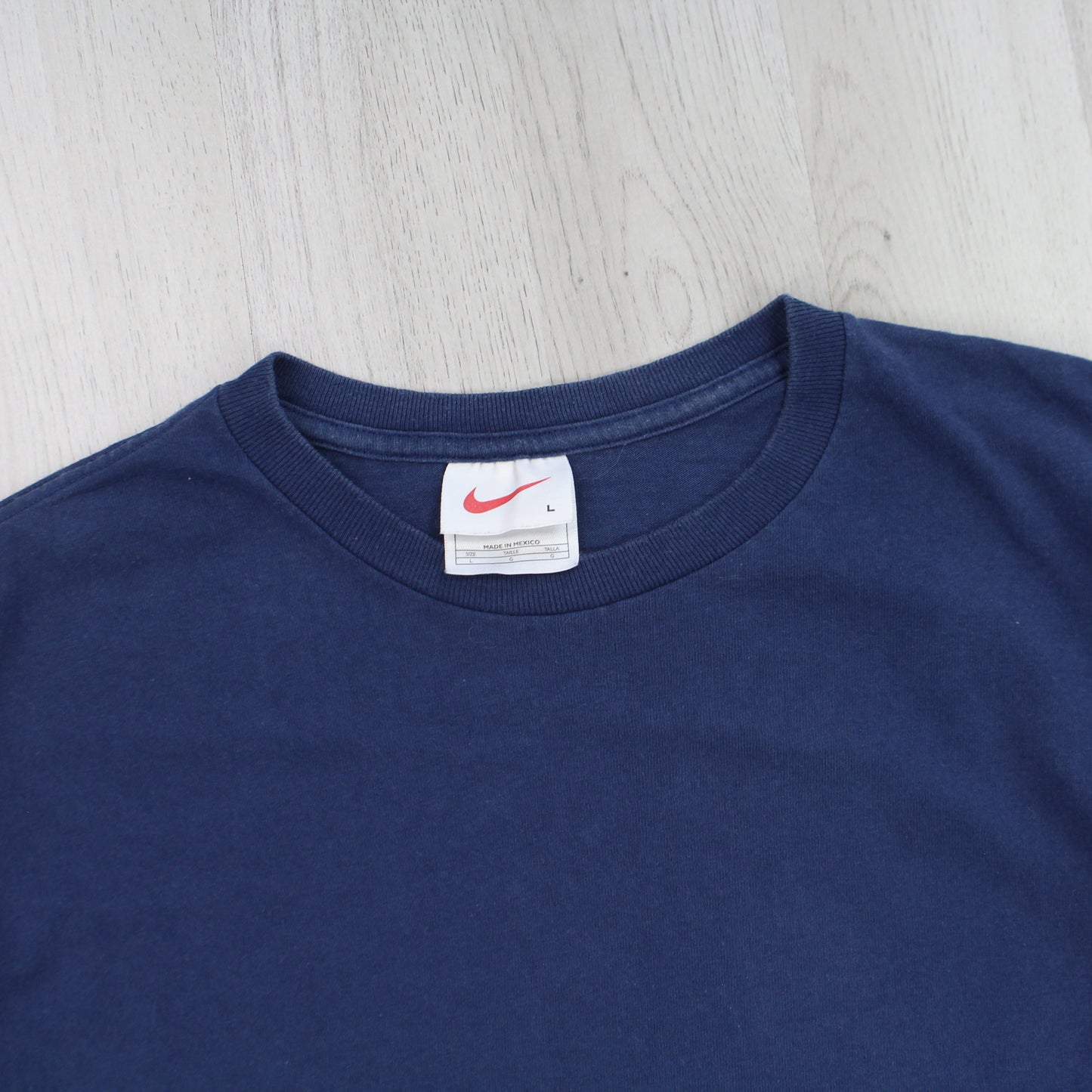 RARE Vintage 1990s Nike T-Shirt Navy - (XS)