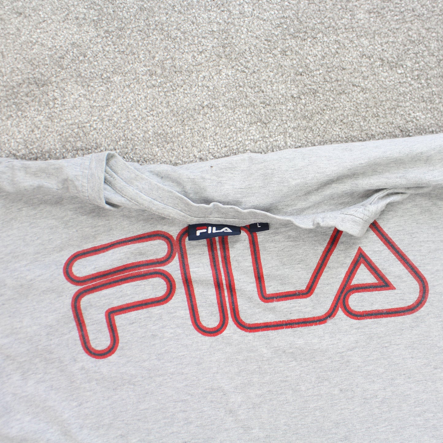 Vintage Fila T-Shirt Grey - (S)