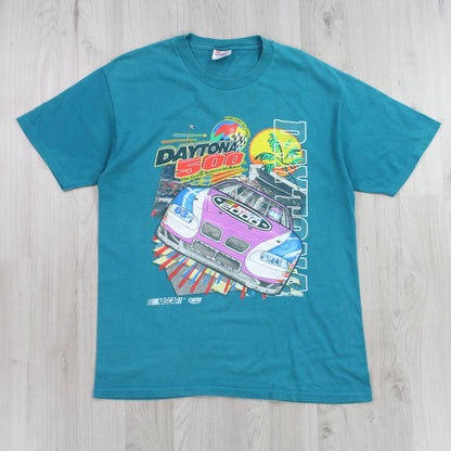 RARE Vintage 2000s NASCAR T-Shirt Blue - (M)