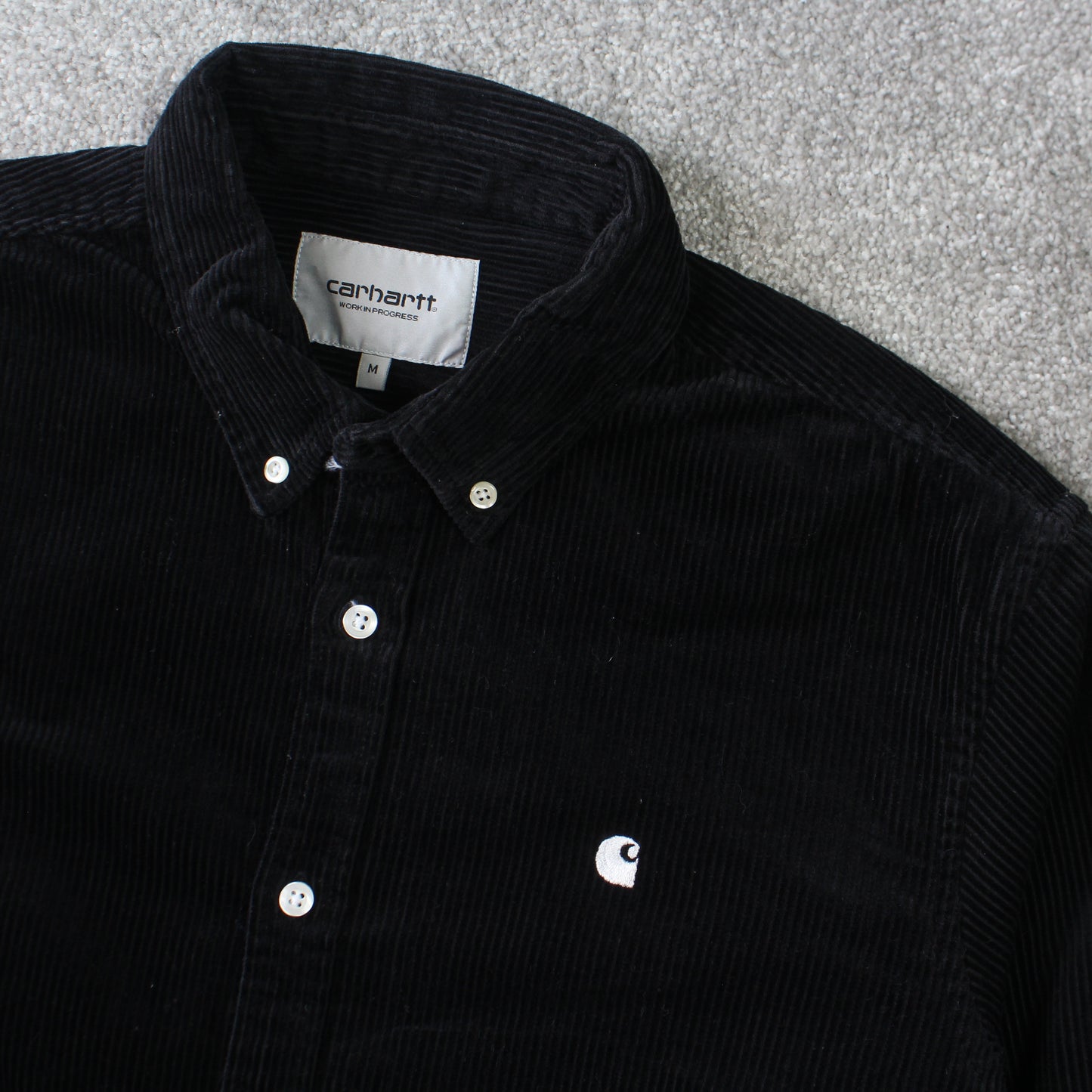 Black Carhartt Corduroy Shirt - (M)