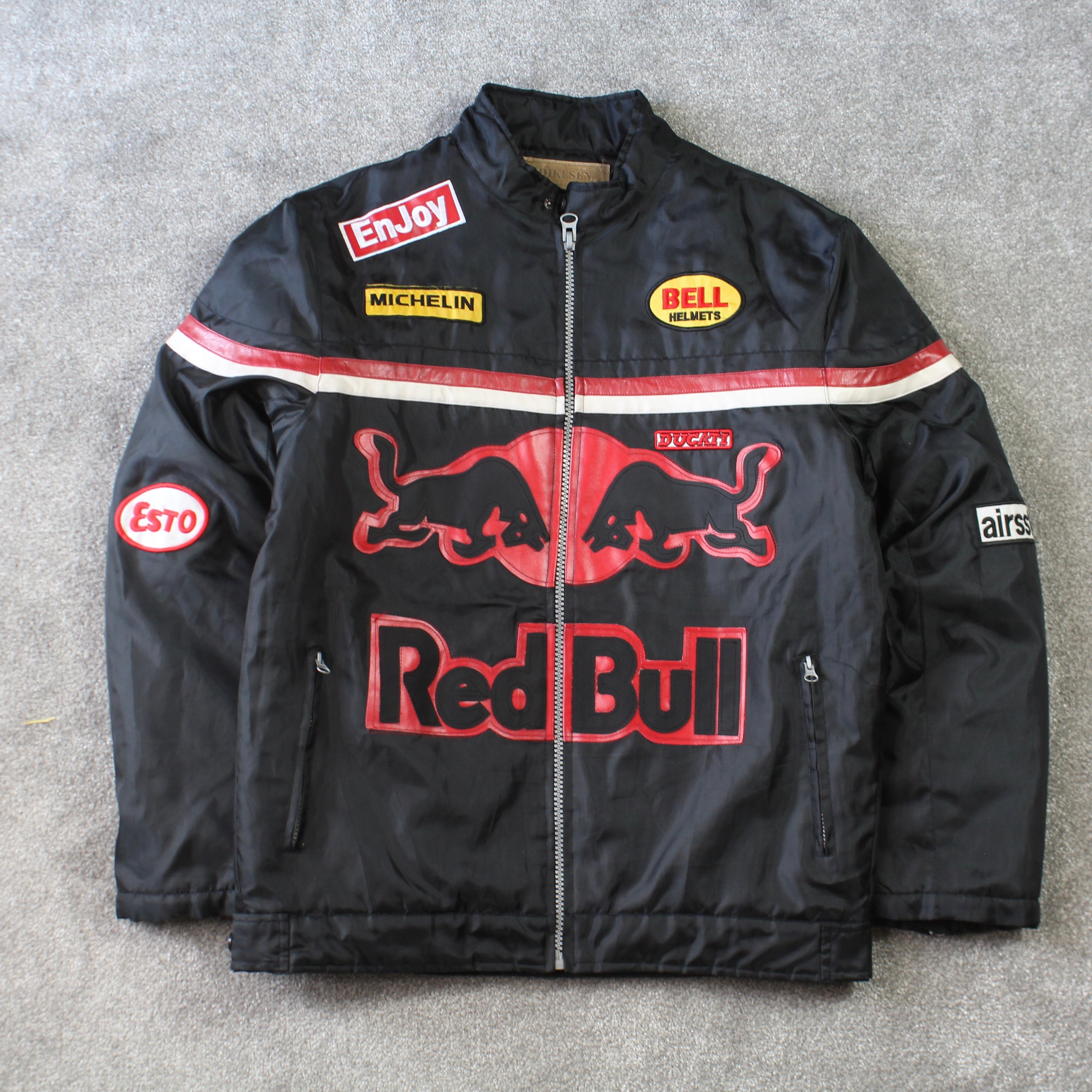 RARE Vintage 1990s Red Bull Racing Jacket Black - (L) – Refined Retro