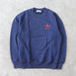 Vintage Adidas Sweatshirt Navy - (XS)