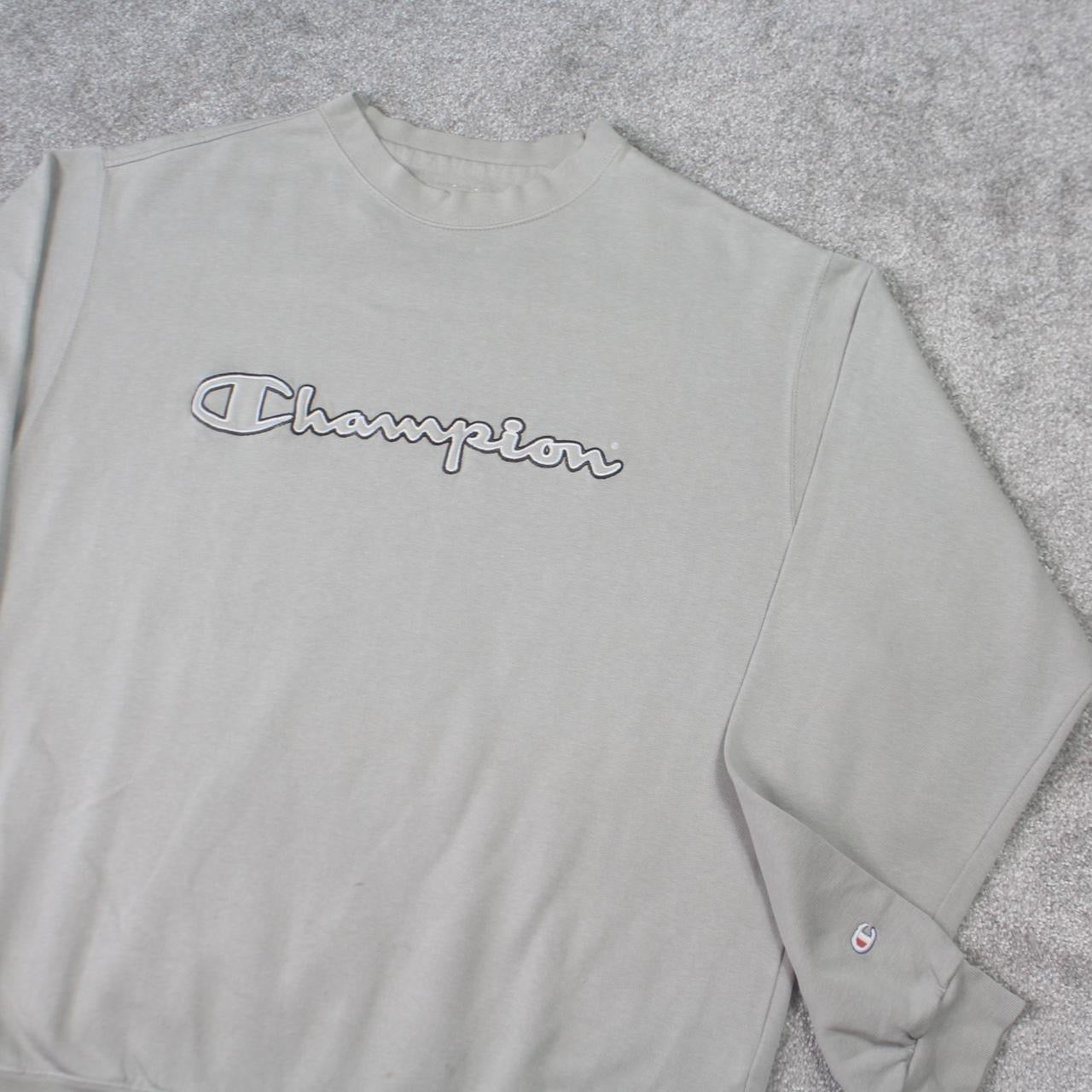 Vintage Grey Champion Sweatshirt - (XL)