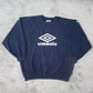 Vintage 1990s Umbro Sweatshirt Navy - (XL)