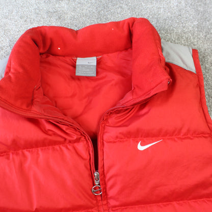 RARE Vintage 00s Nike Gilet Red - (S)