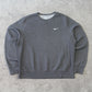 Vintage 00s Nike Swoosh Sweatshirt Grey - (M)