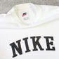 RARE Vintage 1990s Nike Spell Out Sweatshirt White - (XL)