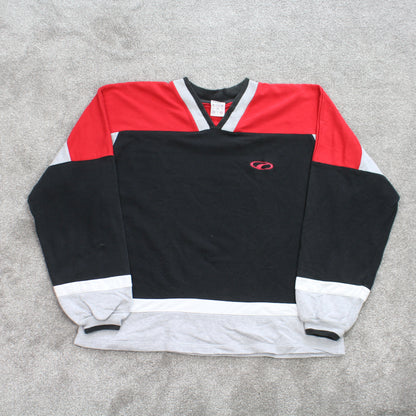 RARE Vintage 1990s Puma Sweatshirt Black - (L)