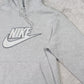 Vintage 00s Nike Hoodie Grey - (S)