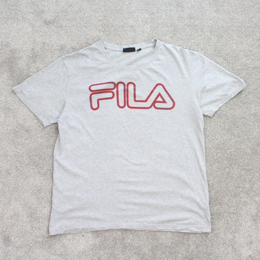 Vintage Fila T-Shirt Grey - (S)