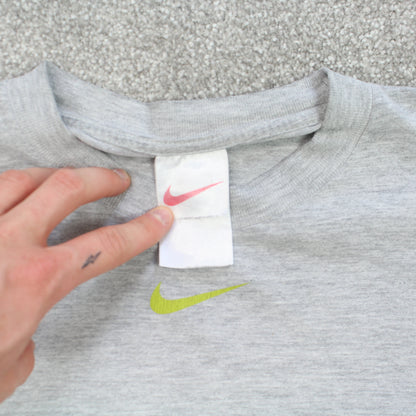 RARE 1990s Nike T-Shirt Grey - (S)