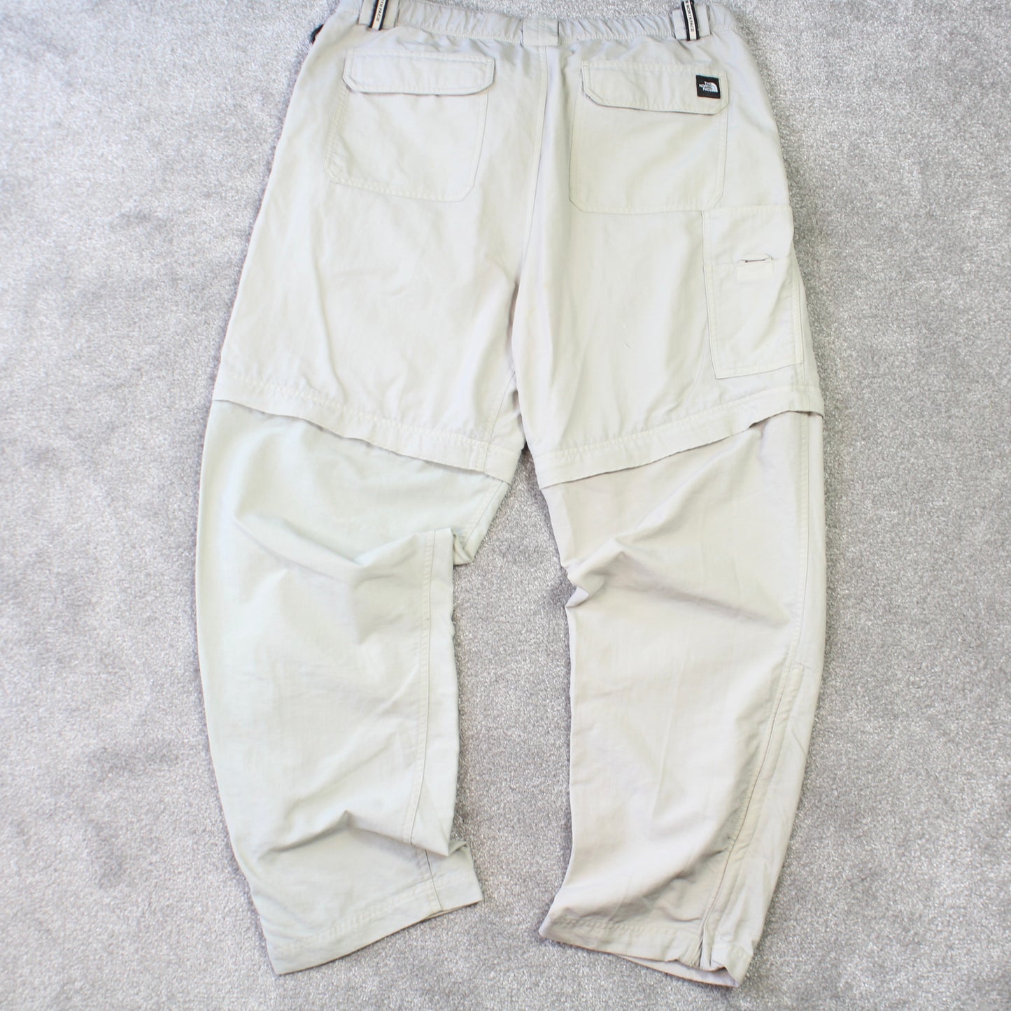 RARE Vintage Baggy The North Face Cargos Beige - (L)