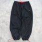 RARE Vintage 00s Nike Track Pants Black - (XL)