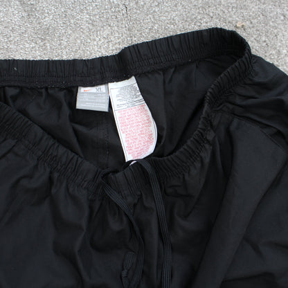 Vintage 00s Nike Baggy Track Pants Black - (L)