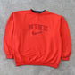 Vintage 1990s Bootleg Nike Spell Out Sweatshirt Red - (S)