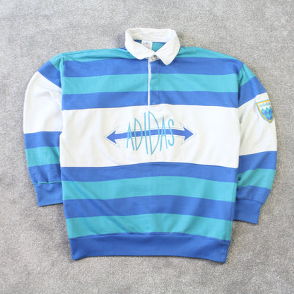 1990s Adidas Rugby Shirt - (S)