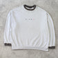 RARE Vintage Nike Spell Out Sweatshirt Grey - (XL)