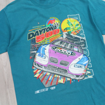 RARE Vintage 2000s NASCAR T-Shirt Blue - (M)