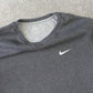 Vintage 00s Nike Swoosh Sweatshirt Grey - (M)