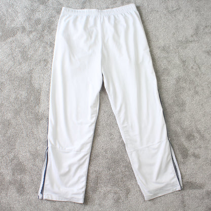 Vintage 00s Nike Tracksuit Joggers White - (S)