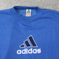 RARE Vintage 1990s Adidas Sweatshirt Blue - (S)