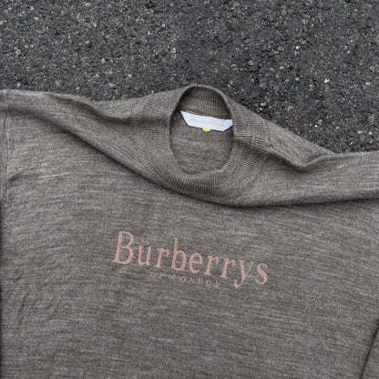 RARE Burberry Jumper Brown - (S)